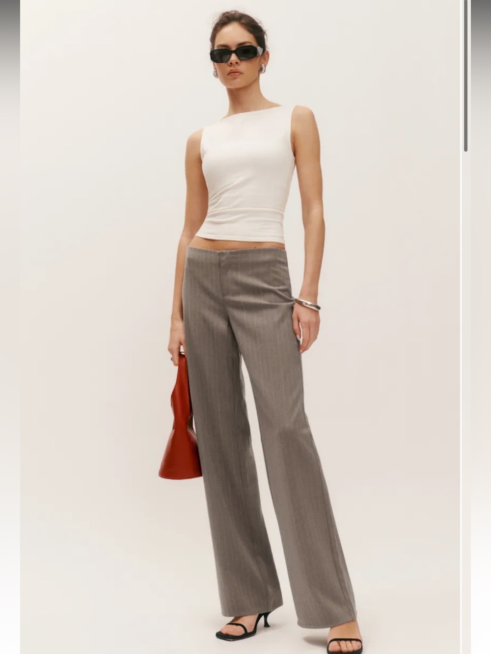 Reformation Vida Low Rise Pant - Size 4